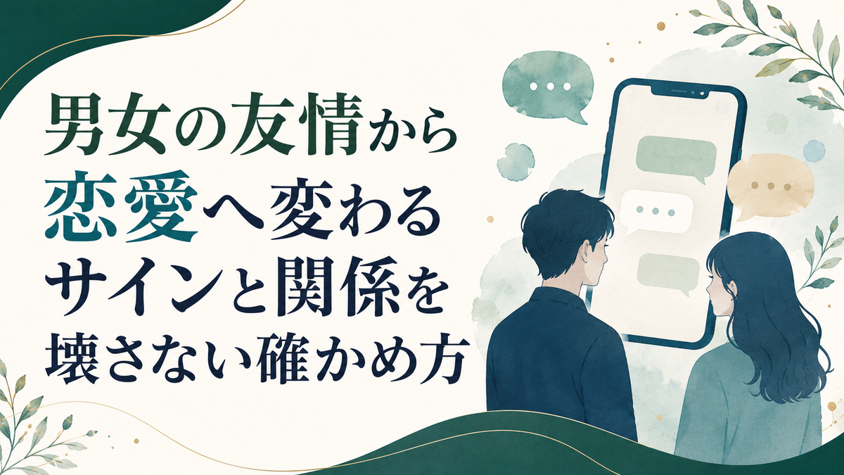 男女の友情から恋愛へ変わるサインと関係を壊さない確かめ方 アイキャッチ